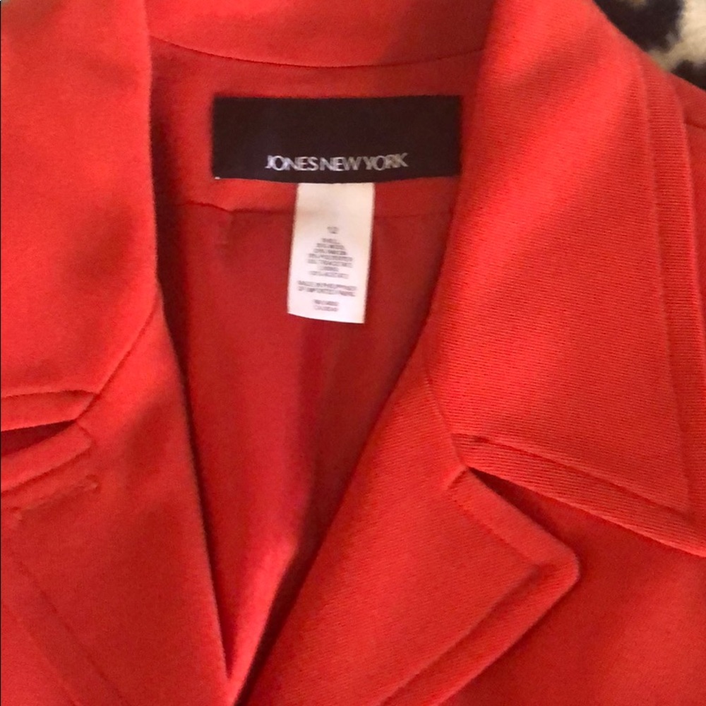 Jones New York jacket (red orange) jacket - Picture 2 of 7